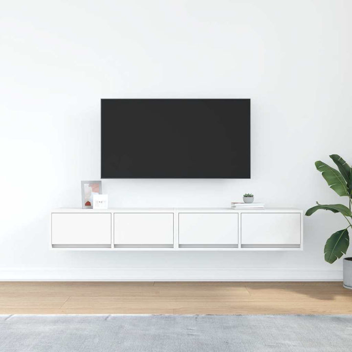 Tv-Bänkar 2 St 80X31X25,5 Cm Konstruerat Trä