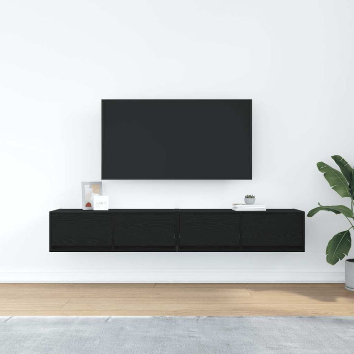 Tv-Bänkar 2 St 80X31X25,5 Cm Konstruerat Trä