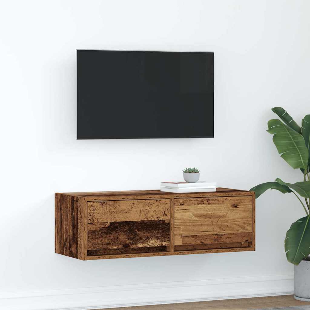 Tv-Bänk 80X31X25,5 Cm Konstruerat Trä