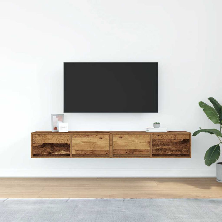 Tv-Bänkar 2 St 80X31X25,5 Cm Konstruerat Trä