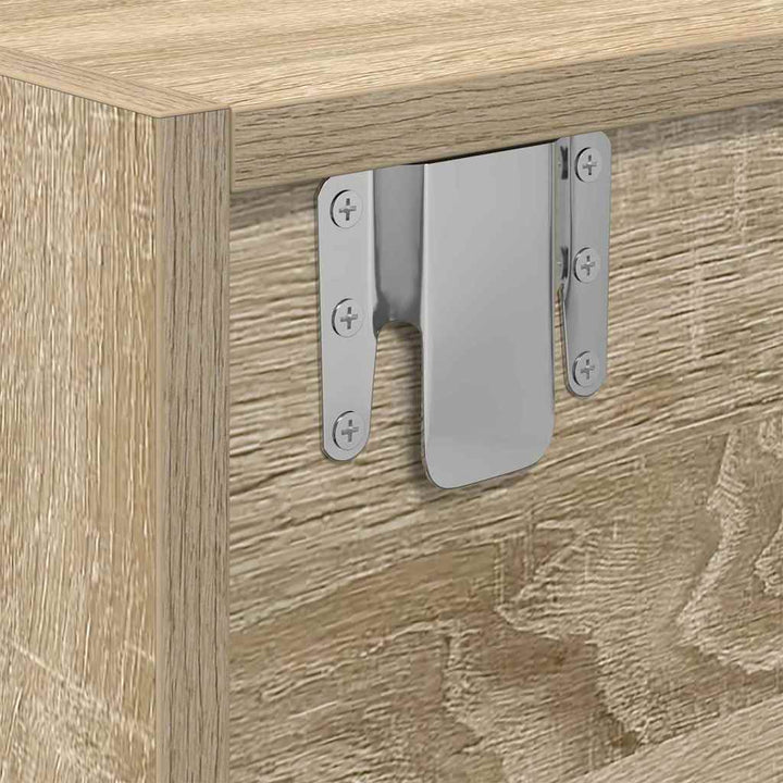 Tv-Skåp Med Låda Sonoma Ek 100 X 31 X 25,5 Cm Konstruerat Trä