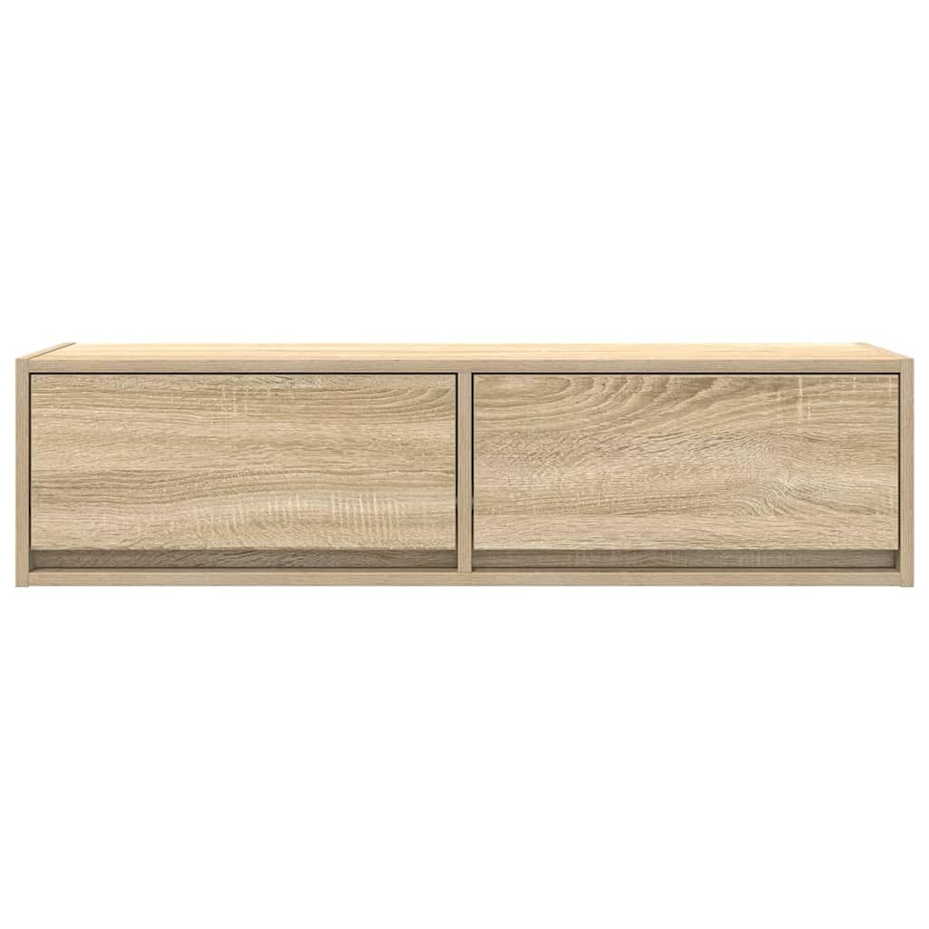 Tv-Skåp Med Låda Sonoma Ek 100 X 31 X 25,5 Cm Konstruerat Trä