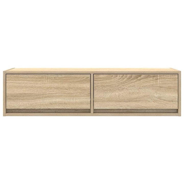 Tv-Skåp Med Låda Sonoma Ek 100 X 31 X 25,5 Cm Konstruerat Trä