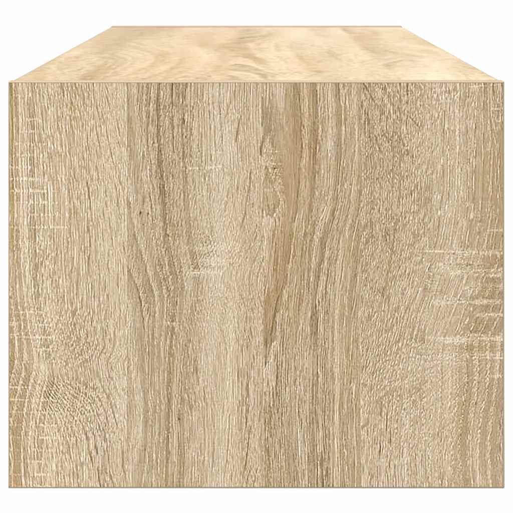 Tv-Skåp Med Låda Sonoma Ek 100 X 31 X 25,5 Cm Konstruerat Trä