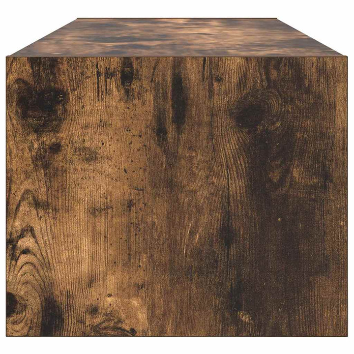 Tv-Skåp Rökfärgad Ek 100 X 31 X 25,5 Cm Konstruerat Trä
