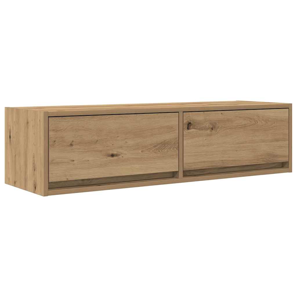 Tv-Skåp Med Låda Artisan Ek 100 X 31 X 25,5 Cm Konstruerat Trä