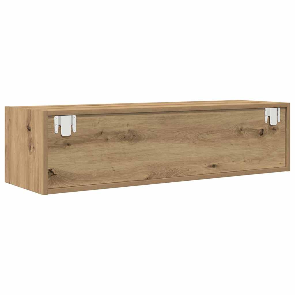 Tv-Skåp Med Låda Artisan Ek 100 X 31 X 25,5 Cm Konstruerat Trä