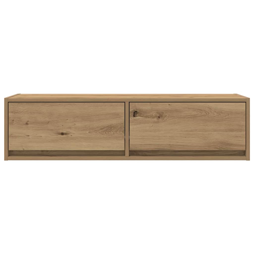 Tv-Skåp Med Låda Artisan Ek 100 X 31 X 25,5 Cm Konstruerat Trä