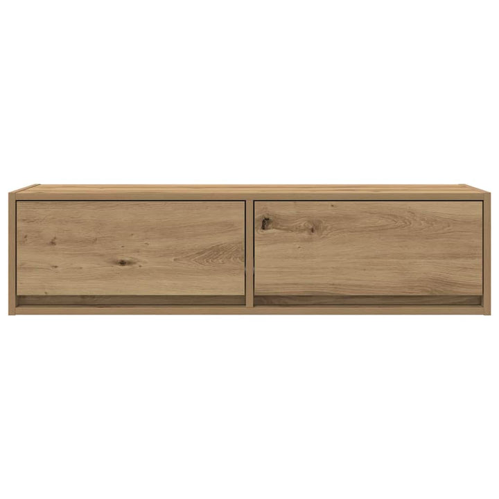 Tv-Skåp Med Låda Artisan Ek 100 X 31 X 25,5 Cm Konstruerat Trä