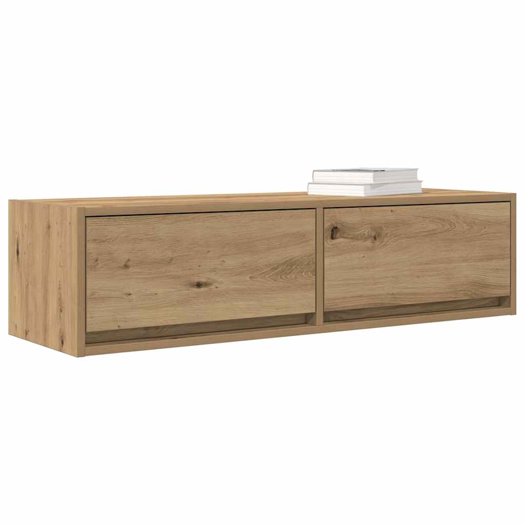 Tv-Skåp Med Låda Artisan Ek 100 X 31 X 25,5 Cm Konstruerat Trä