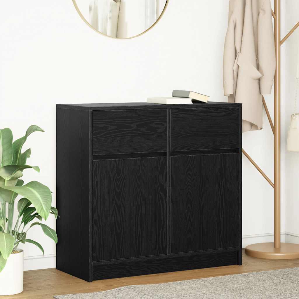 Skänk Med Låda 80X34X76 Cm Konstruerat Trä