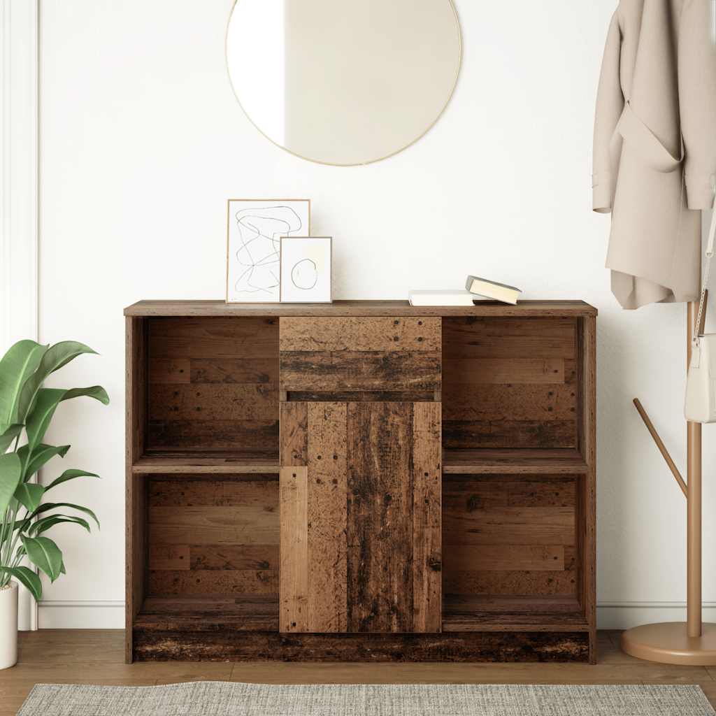 Skänk Med Låda 101X35X76 Cm Konstruerat Trä