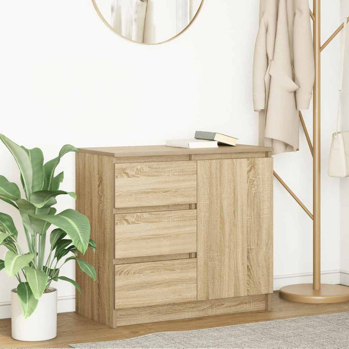 Skänk Med Låda 71X35X65 Cm Konstruerat Trä