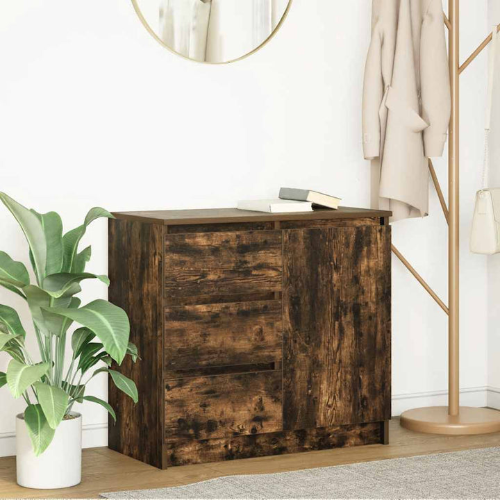 Skänk Med Låda 71X35X65 Cm Konstruerat Trä