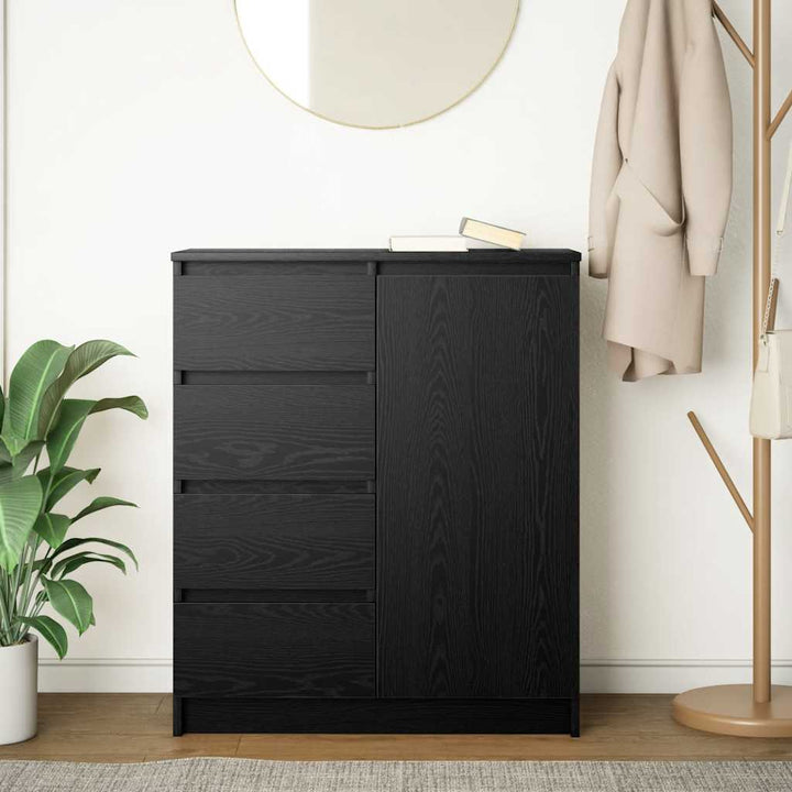 Skänk Med Lådor 71X35X84 Cm Konstruerat Trä
