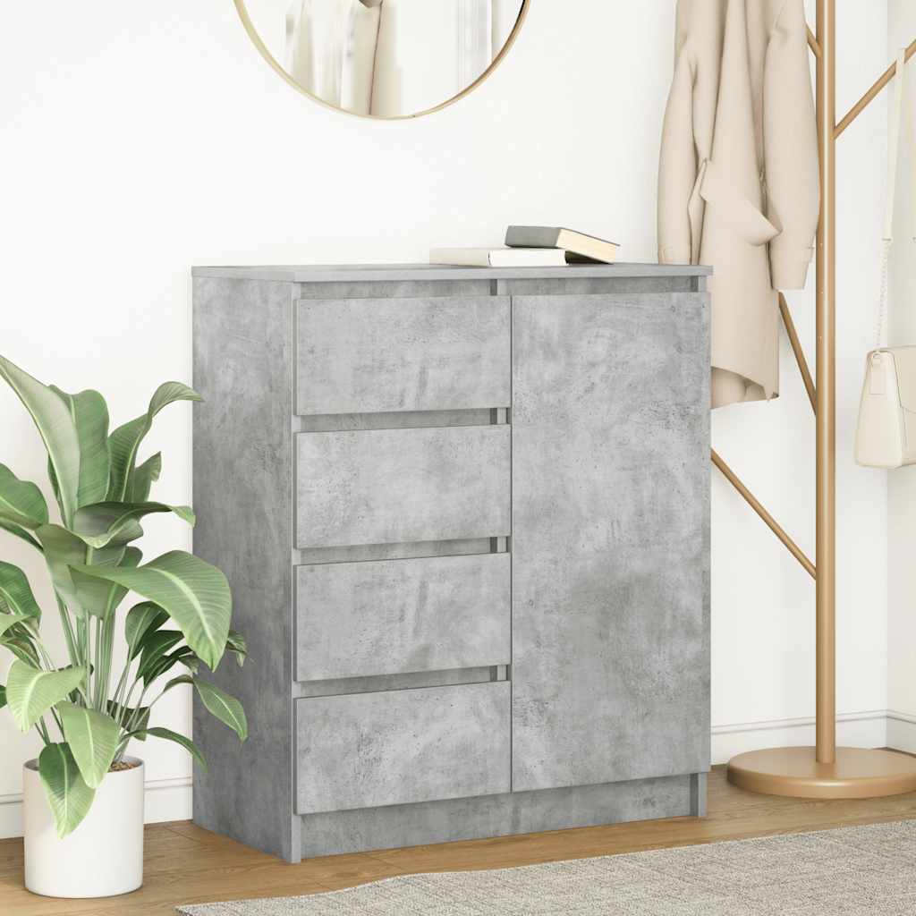 Skänk Med Lådor 71X35X84 Cm Konstruerat Trä
