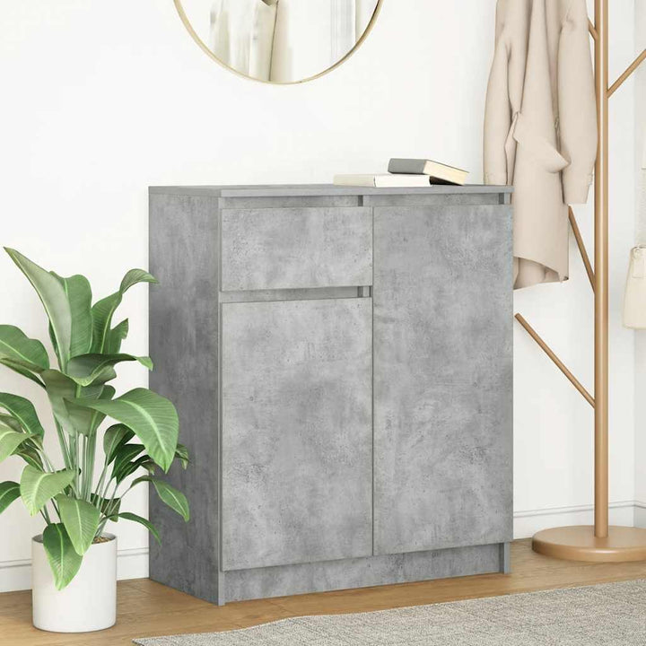 Skänk Med Låda 71X35X84 Cm Konstruerat Trä