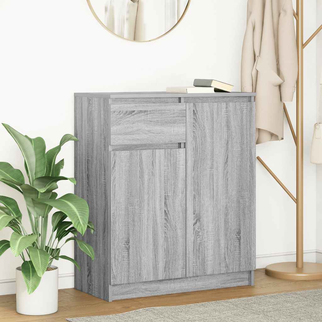Skänk Med Låda 71X35X84 Cm Konstruerat Trä