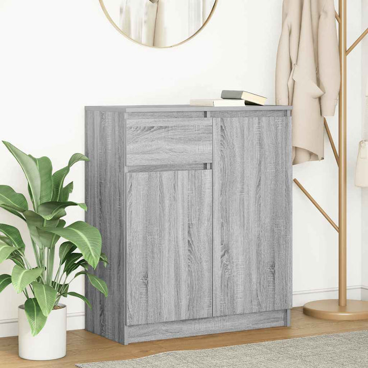Skänk Med Låda 71X35X84 Cm Konstruerat Trä