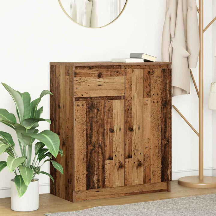 Skänk Med Låda 71X35X84 Cm Konstruerat Trä