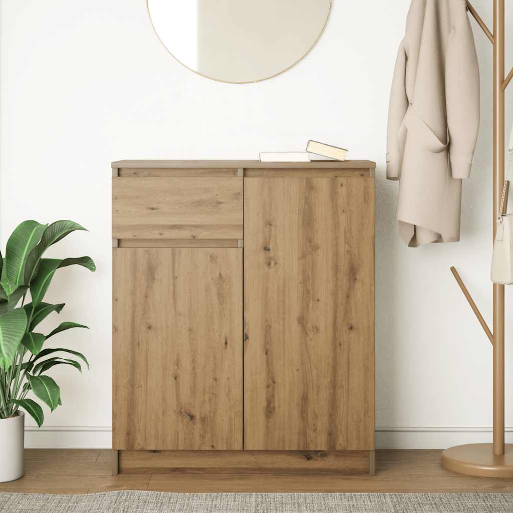 Skänk Med Låda 71X35X84 Cm Konstruerat Trä