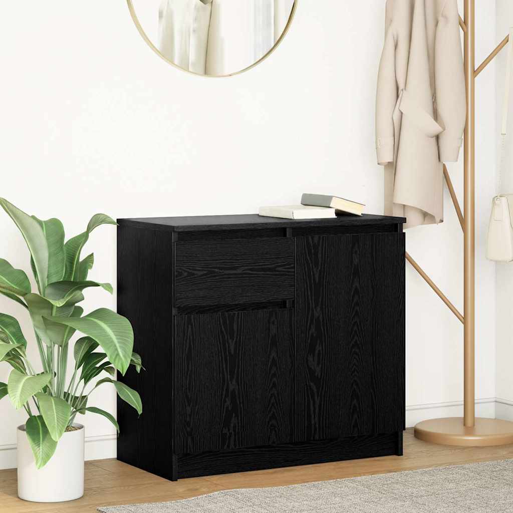 Skänk Med Låda 71X35X65 Cm Konstruerat Trä
