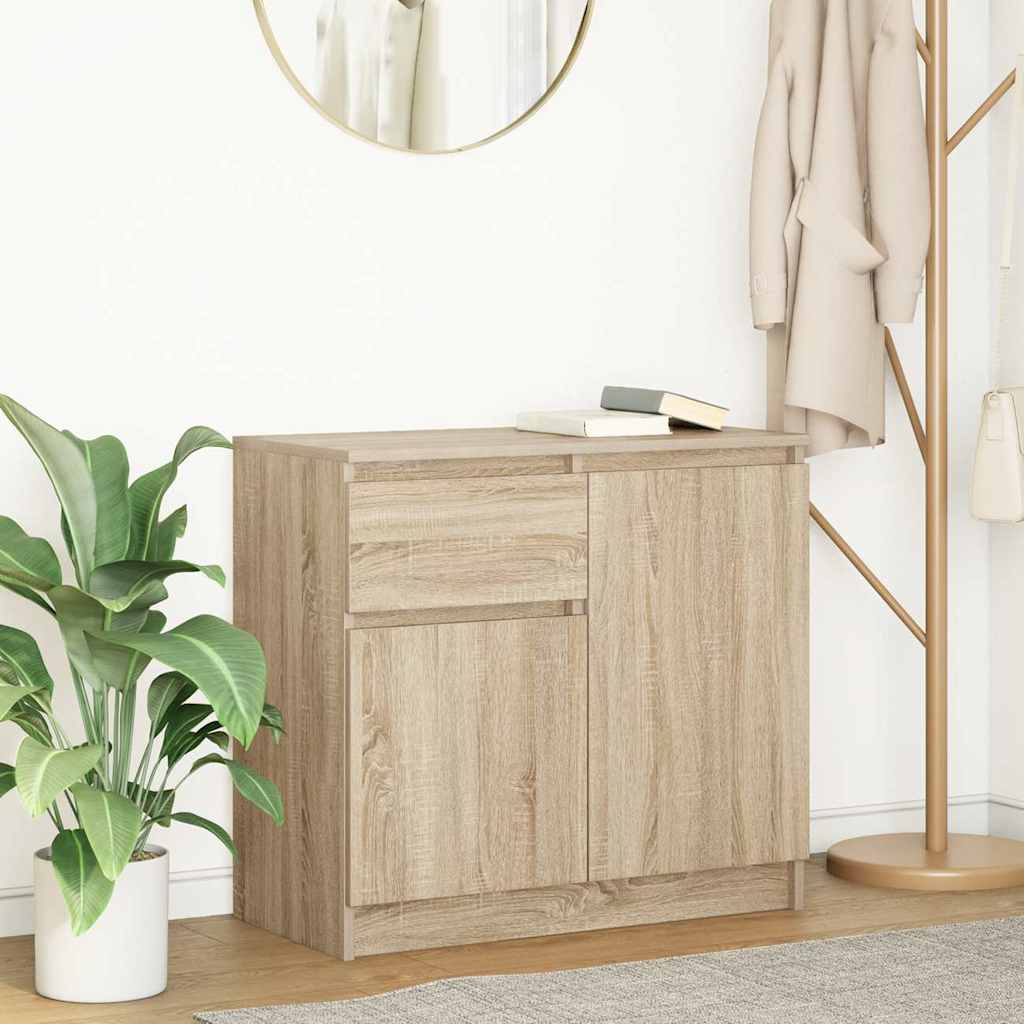 Skänk Med Låda 71X35X65 Cm Konstruerat Trä