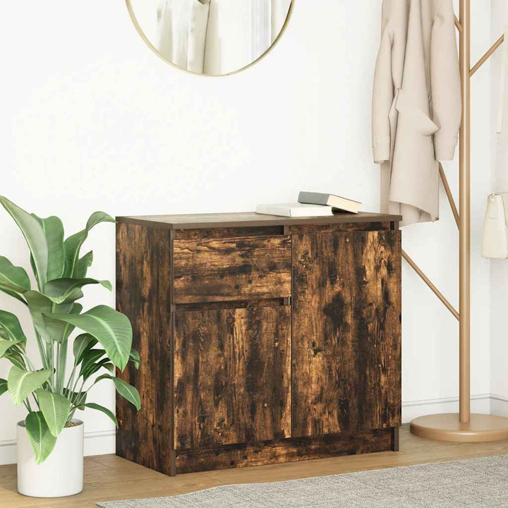 Skänk Med Låda 71X35X65 Cm Konstruerat Trä