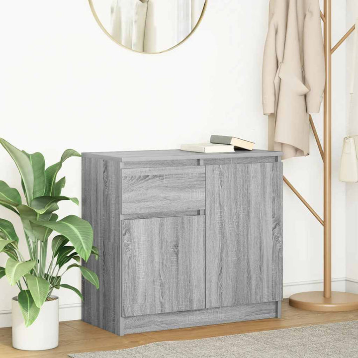 Skänk Med Låda 71X35X65 Cm Konstruerat Trä
