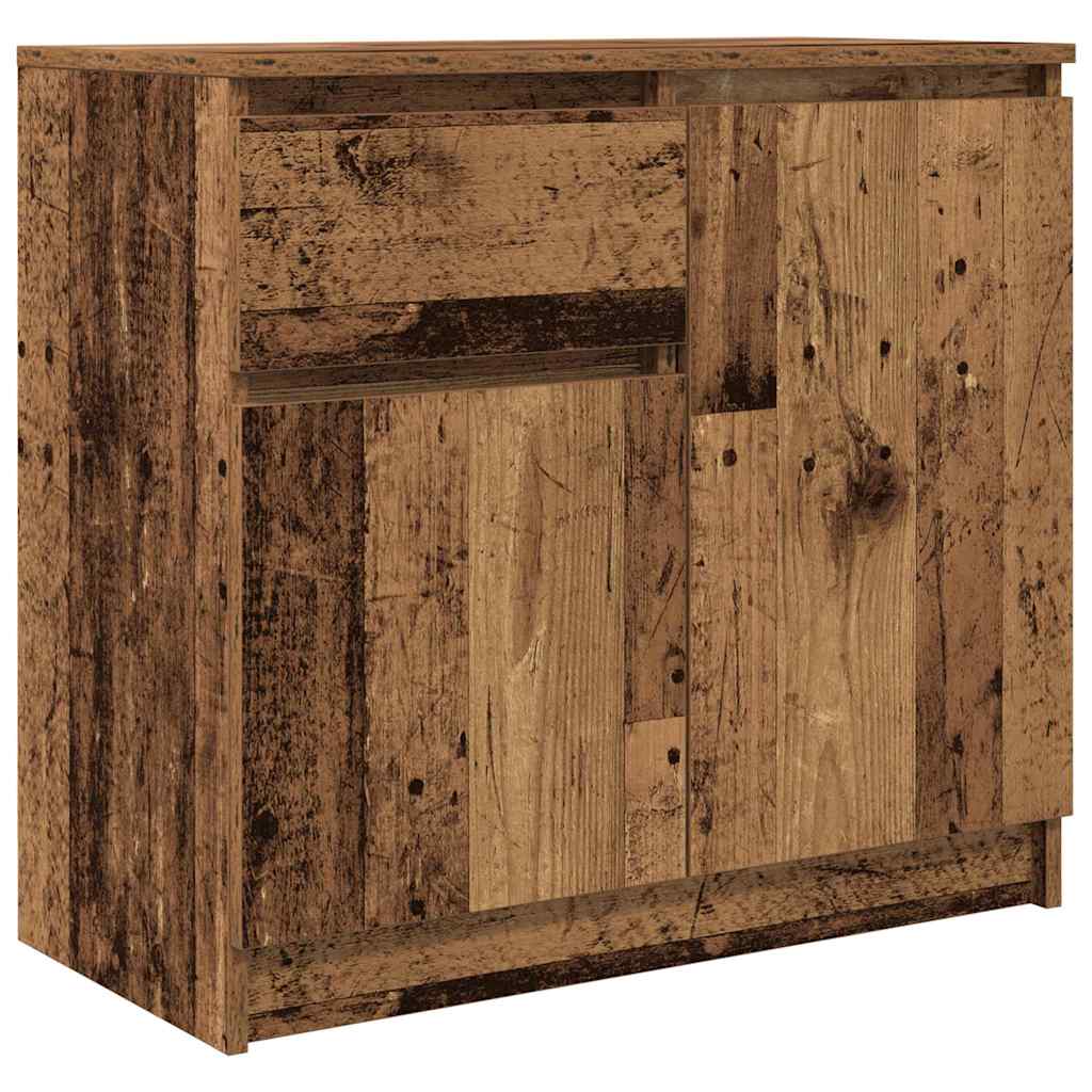 Skänk Med Låda 71X35X65 Cm Konstruerat Trä