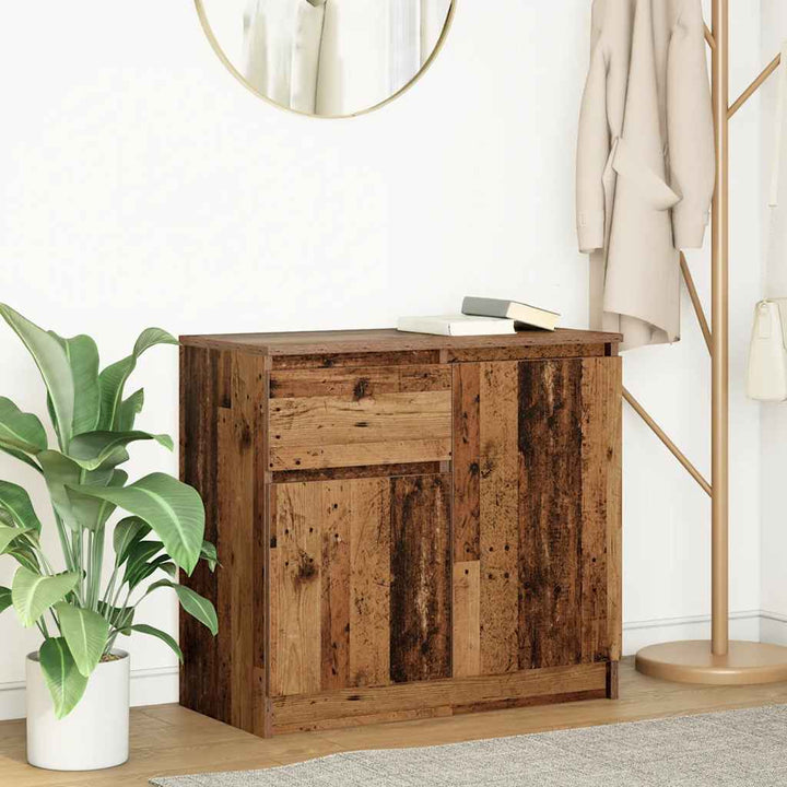 Skänk Med Låda 71X35X65 Cm Konstruerat Trä