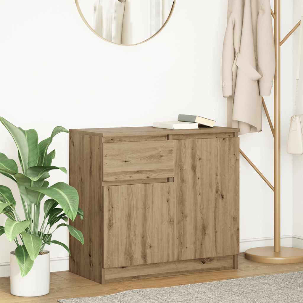 Skänk Med Låda 71X35X65 Cm Konstruerat Trä