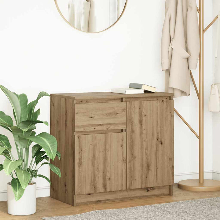 Skänk Med Låda 71X35X65 Cm Konstruerat Trä