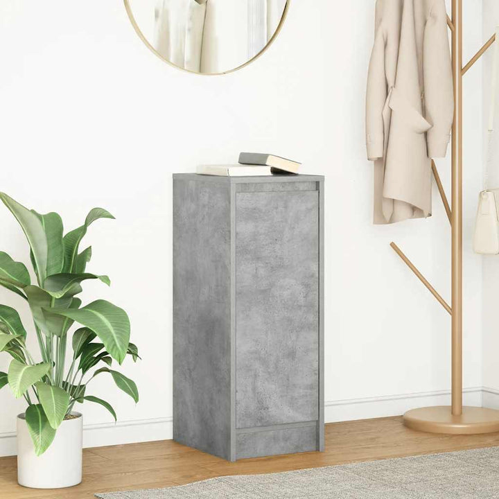 Skänk Rökt Ek 29,5X34X76 Cm Konstruerat Trä