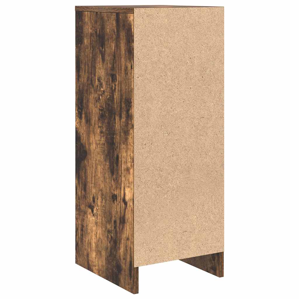 Skänk Rökt Ek 29,5X34X76 Cm Konstruerat Trä