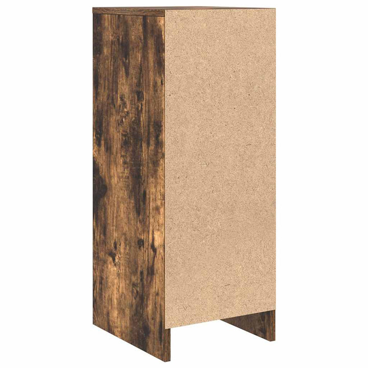 Skänk Rökt Ek 29,5X34X76 Cm Konstruerat Trä