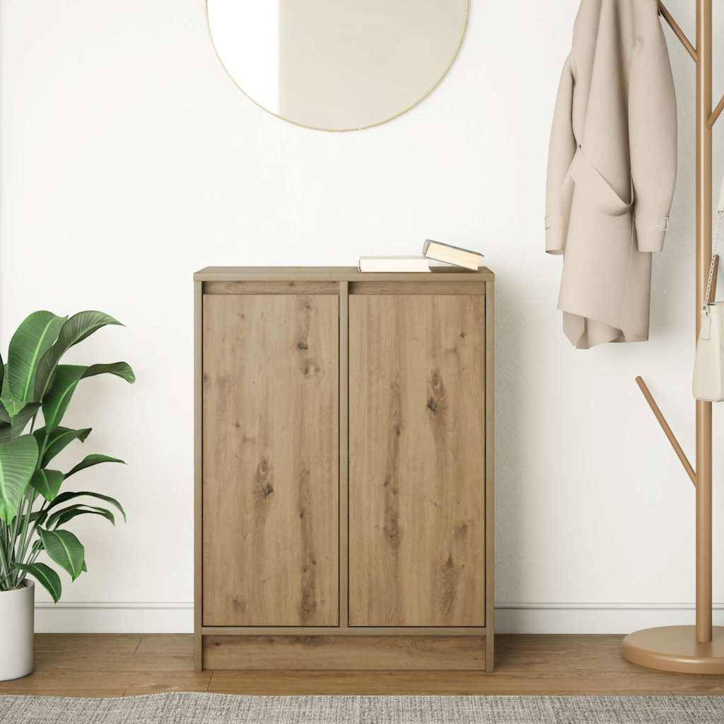 Skänk Hantverksmässig Ek 57X34X76 Cm Konstruerat Trä