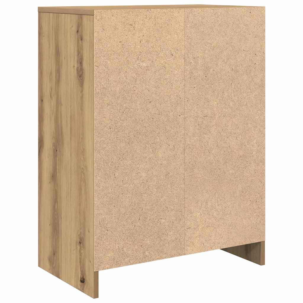Skänk Hantverksmässig Ek 57X34X76 Cm Konstruerat Trä