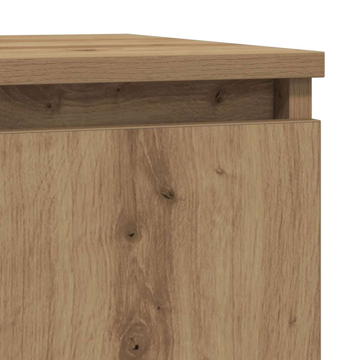Skänk Hantverksmässig Ek 57X34X76 Cm Konstruerat Trä