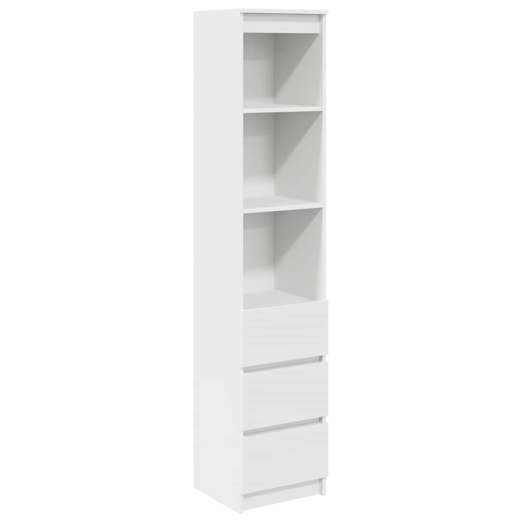 Highboard 37,5X35X180 Cm Konstruerat Trä
