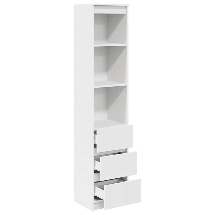 Highboard 37,5X35X180 Cm Konstruerat Trä