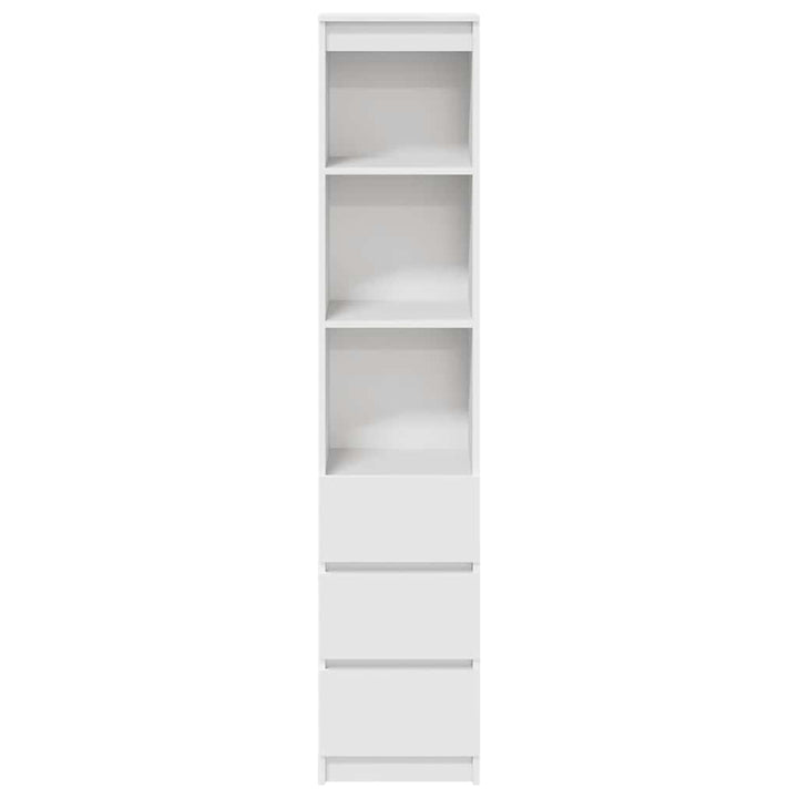 Highboard 37,5X35X180 Cm Konstruerat Trä