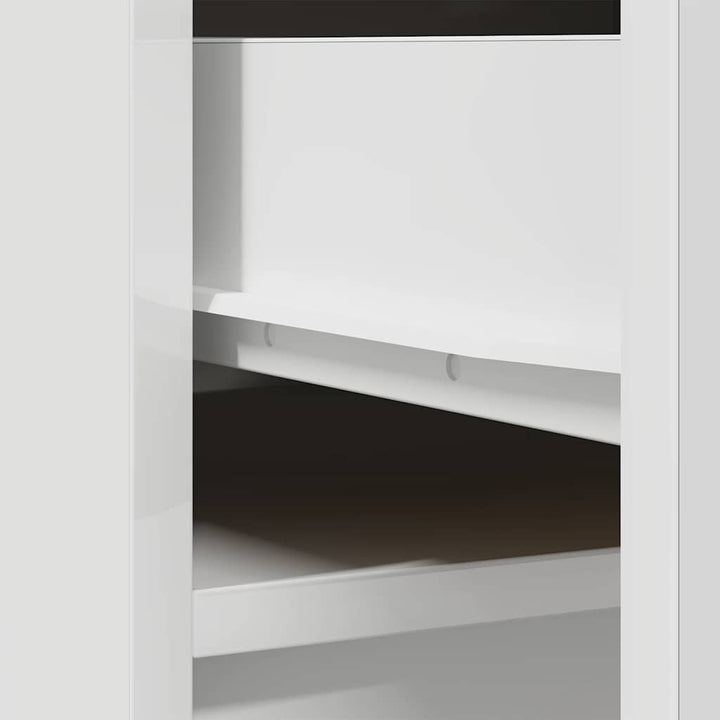 Highboard 37,5X35X180 Cm Konstruerat Trä