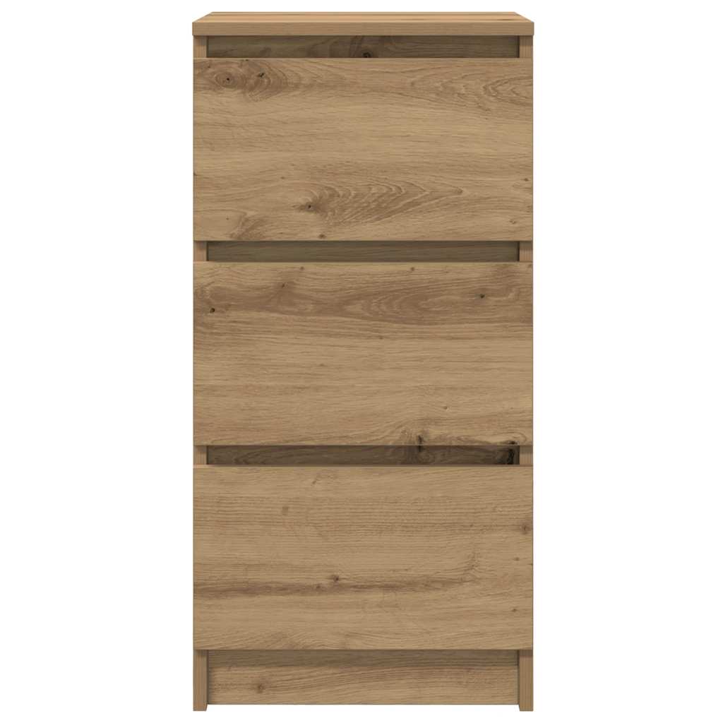 Skänk Hantverksmässig Ek 37,5X35X76 Cm Konstruerat Trä