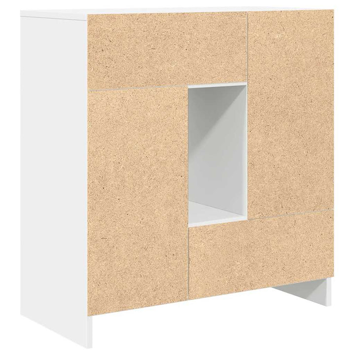 Skänk Med Lådor Och Dörrar 70,5X34X74,5 Cm