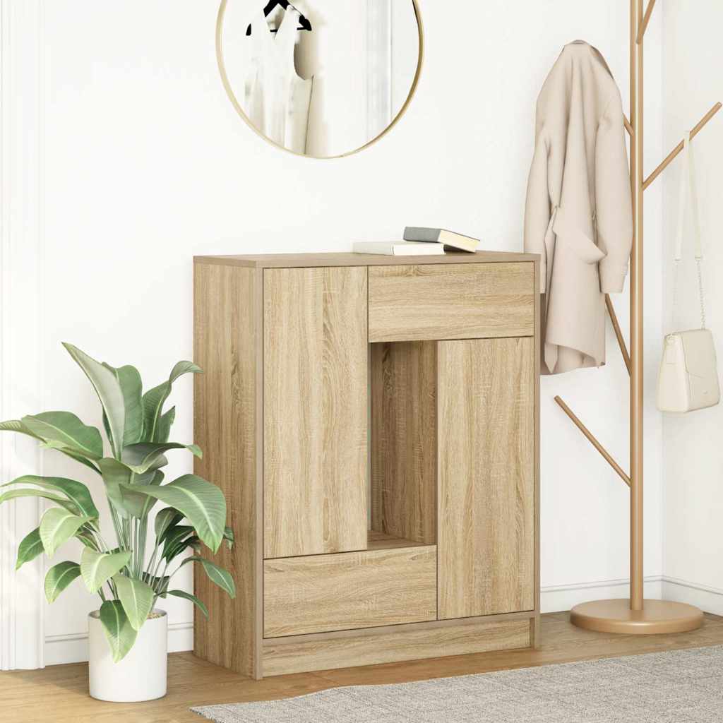 Skänk Med Lådor Och Dörrar 73X31X90 Cm