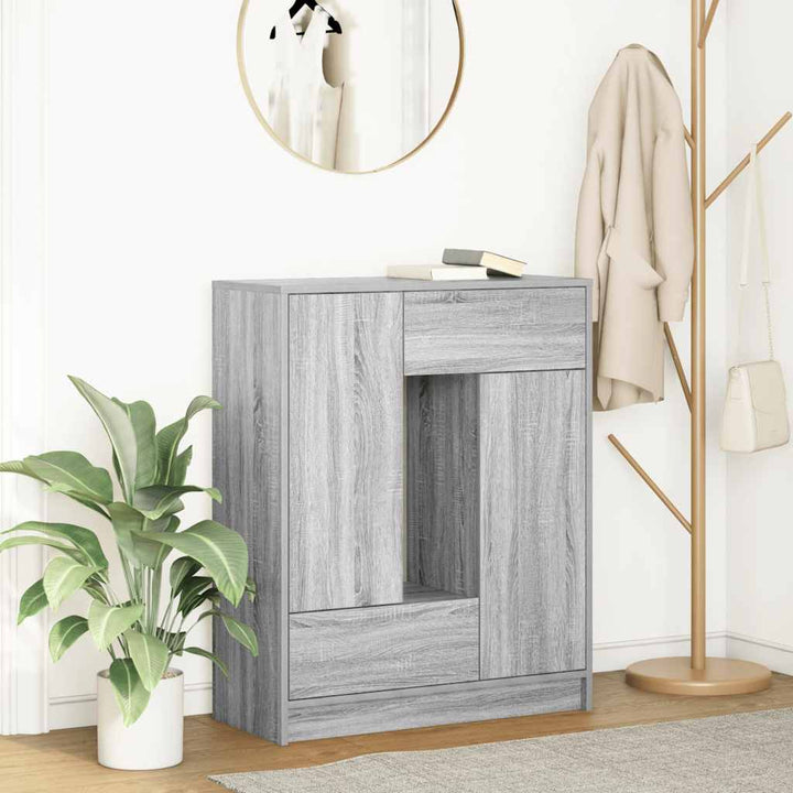 Skänk Med Lådor Och Dörrar 73X31X90 Cm