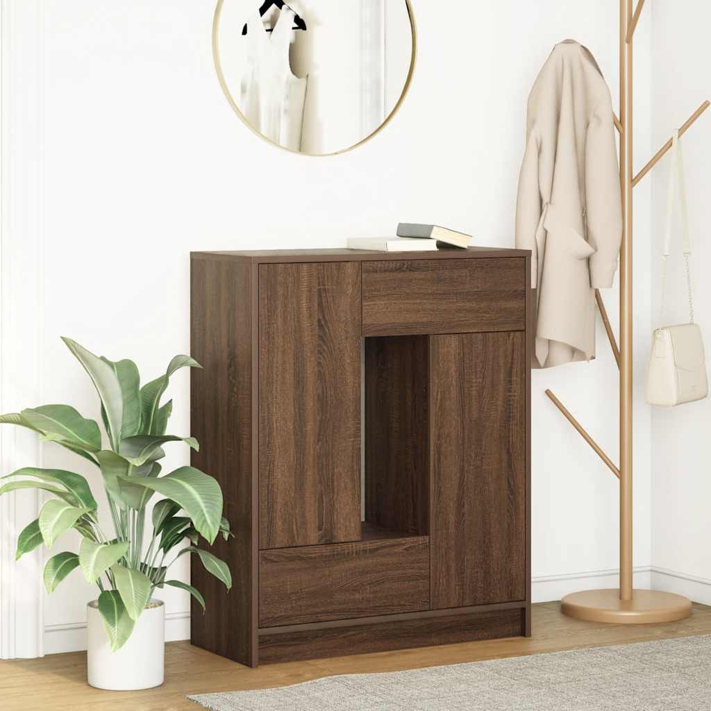 Skänk Med Lådor Och Dörrar 73X31X90 Cm