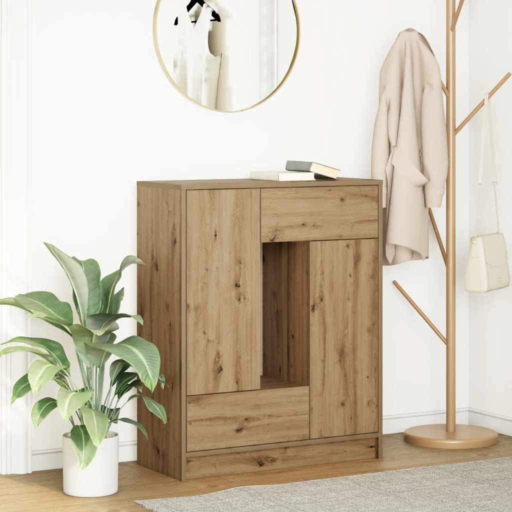 Skänk Med Lådor Och Dörrar 73X31X90 Cm