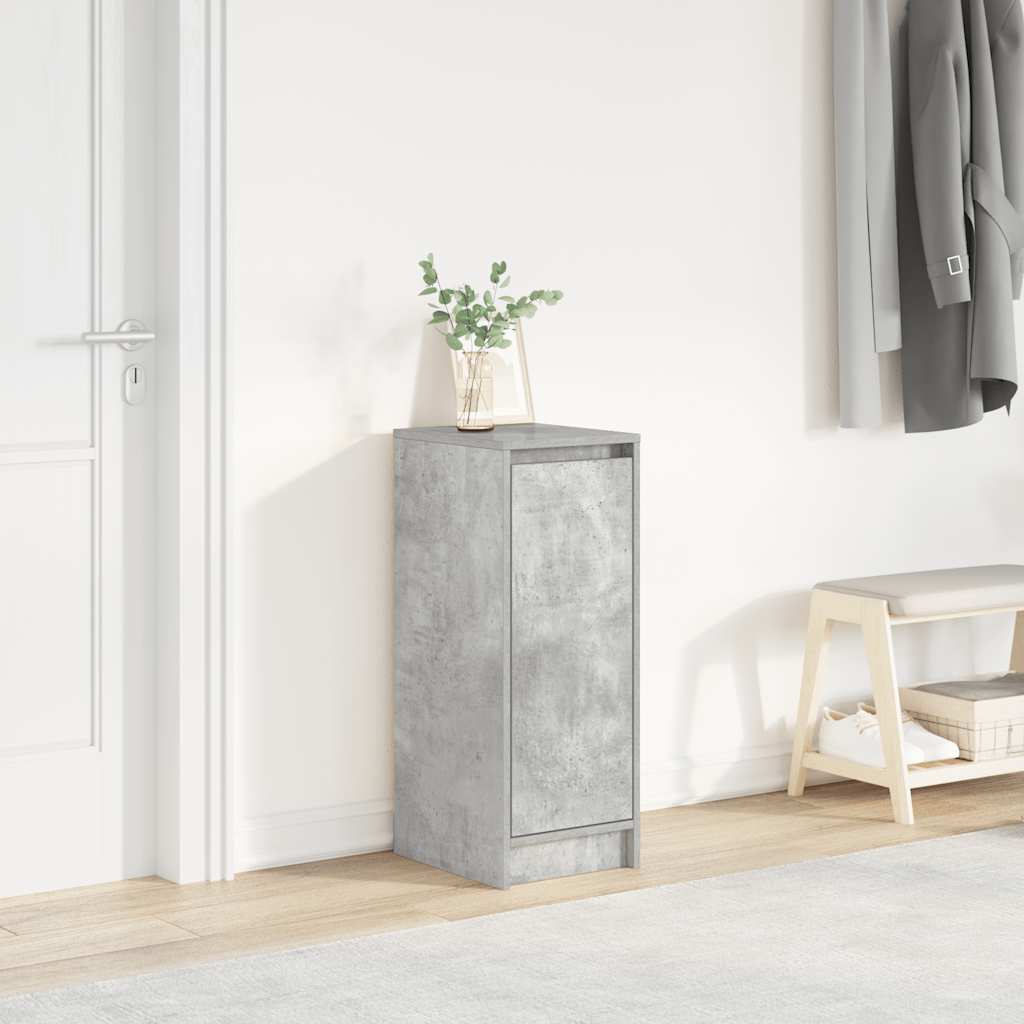 Skoskåp Rökt Ek 29,5X34X76 Cm Konstruerat Trä